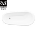 White Color Acrylic Classical Bathtub with Four Claw Feet